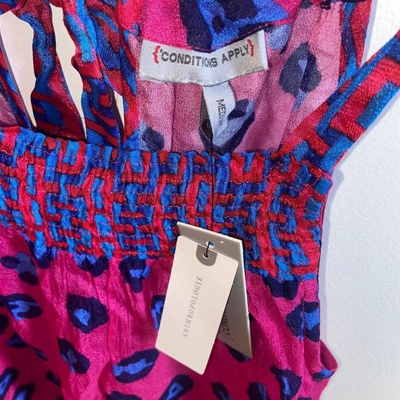 Anthropologie blue and pink Leopard Print Tank Top! - Picture 10 of 10